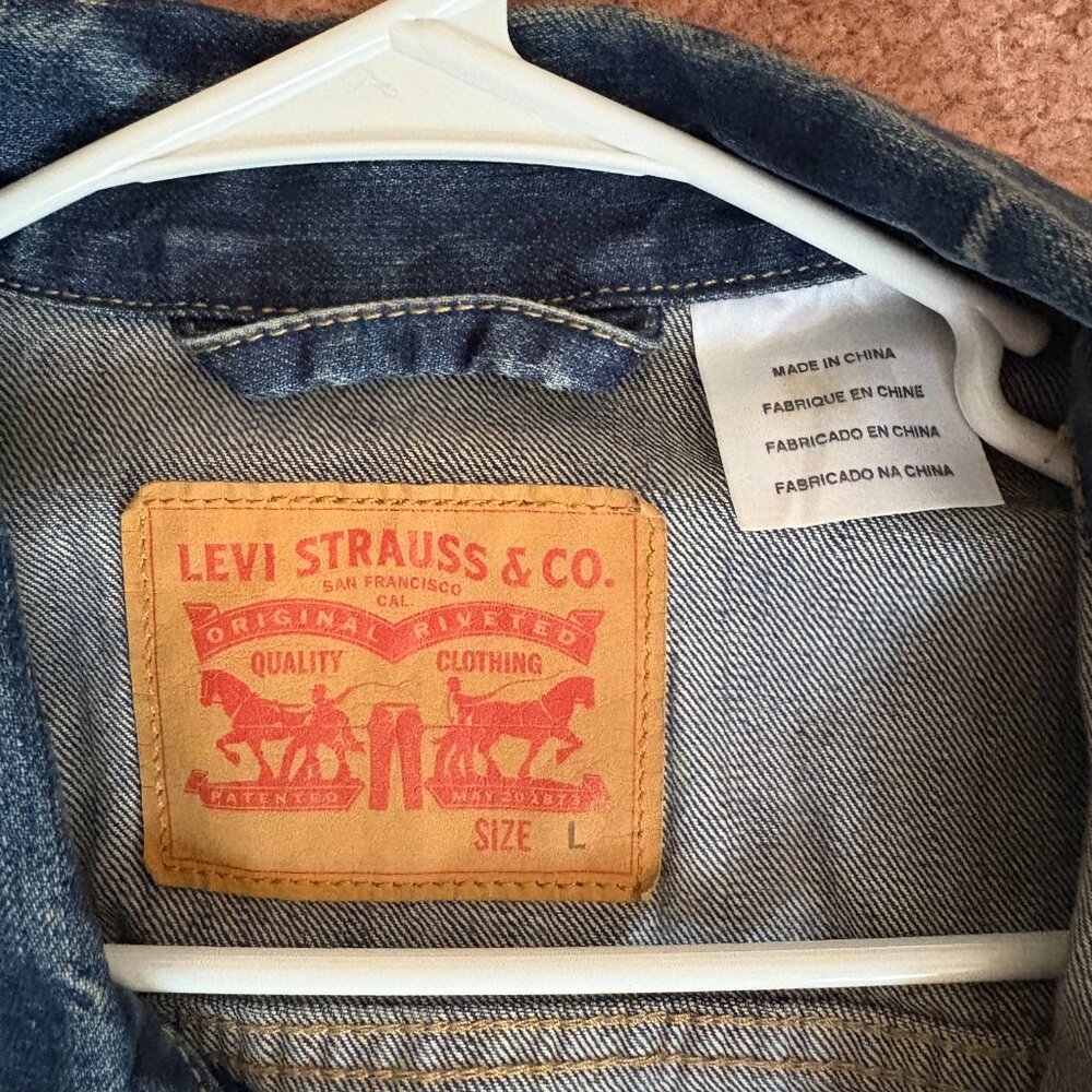Levi Denim Jacket Mens - Picture 2 of 3